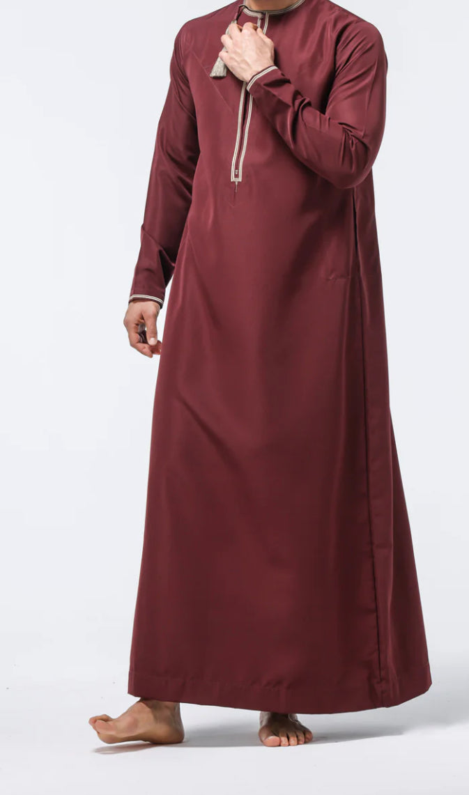 Omani Maroon Thaub WATERPROOF