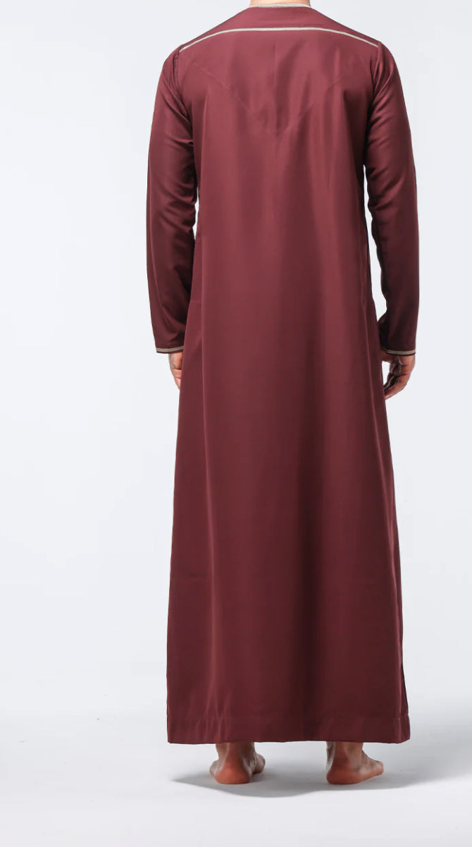 Omani Maroon Thaub WATERPROOF